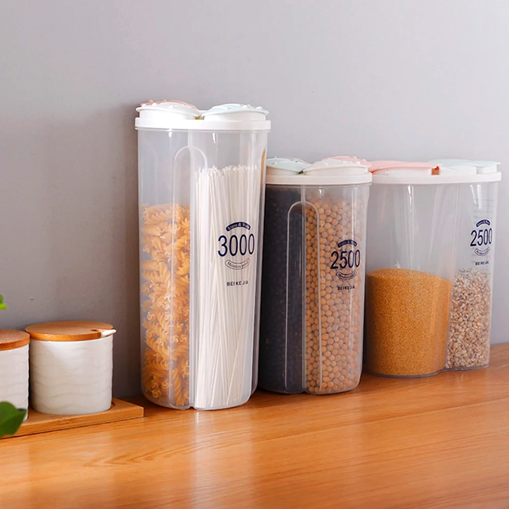 Rotating Compartment Dry Food Storage Container