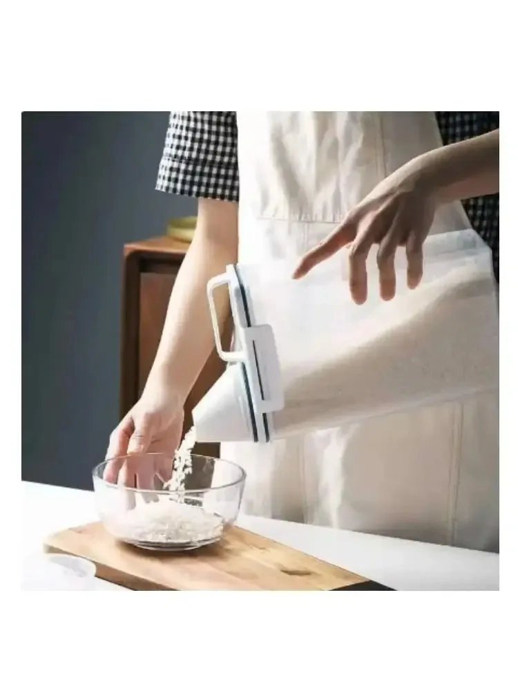 Airtight Grain Storage Container with Measuring Cup - Image 5