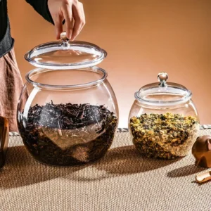 Clear Airtight Food Storage Canister Set