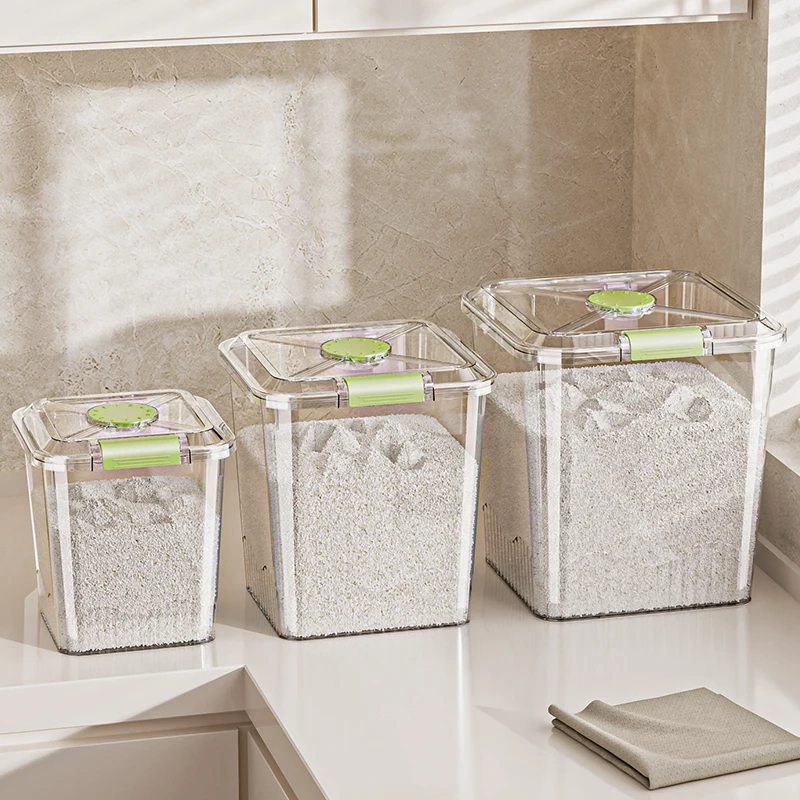 Sealed Rice Storage Container with Dispenser - Image 2