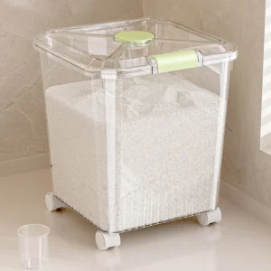 Sealed Rice Storage Container with Dispenser