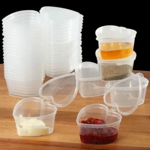 Disposable Sauce Cups with Lids