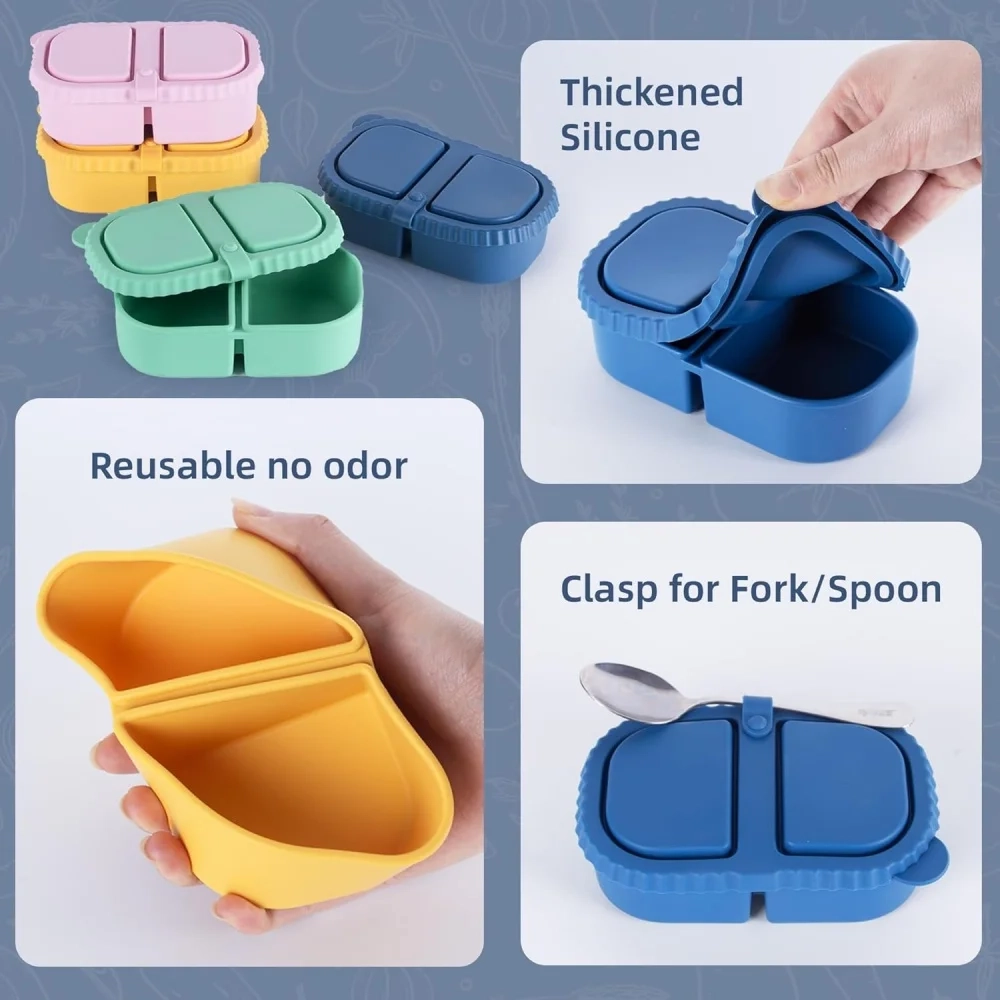 Reusable Silicone Snack Container - Image 5