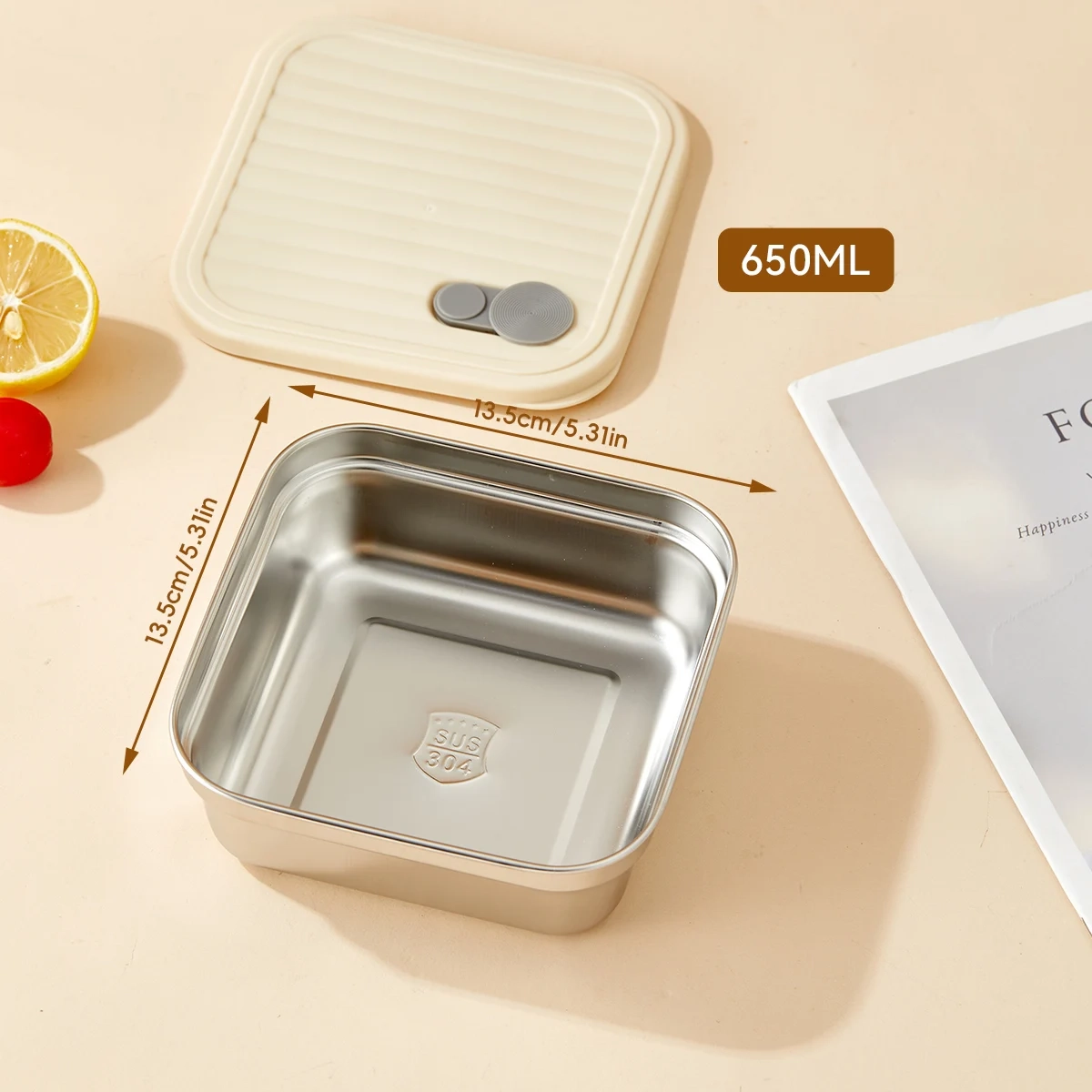 Stackable Stainless Steel Fridge Storage Container - Image 10