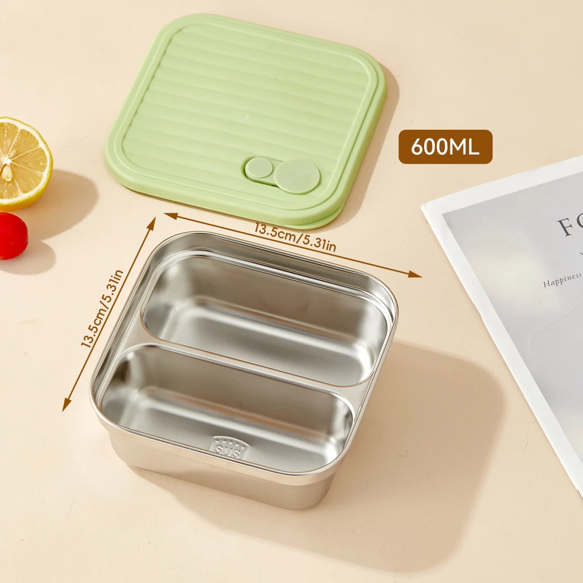 Stackable Stainless Steel Fridge Storage Container - Image 12