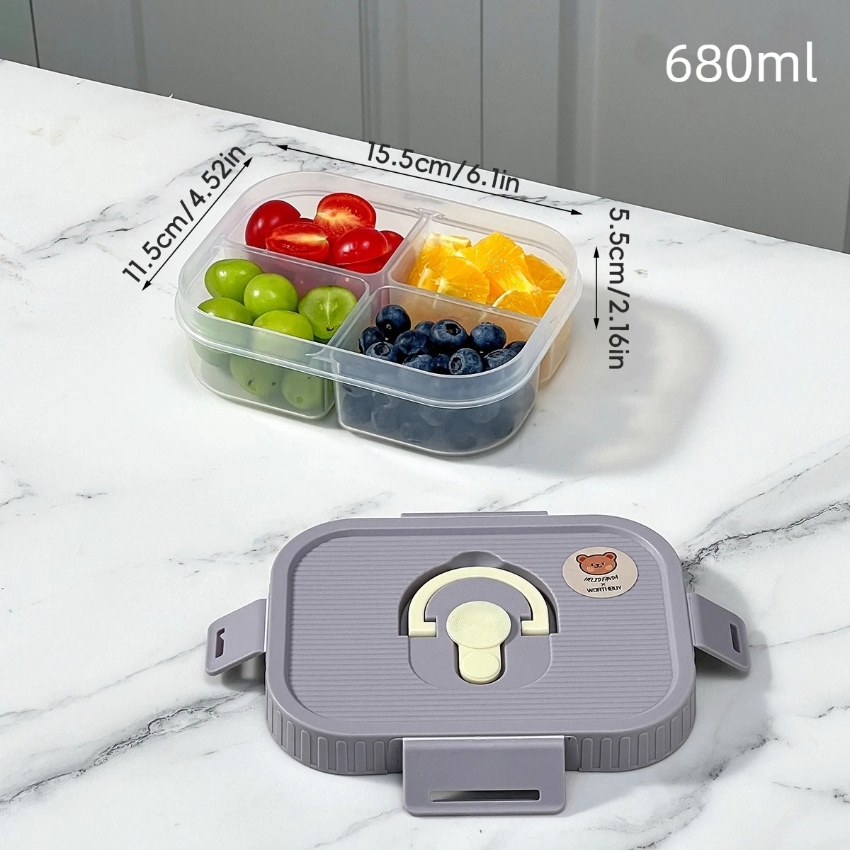 Sealed Divided Snack Storage Box - Image 12