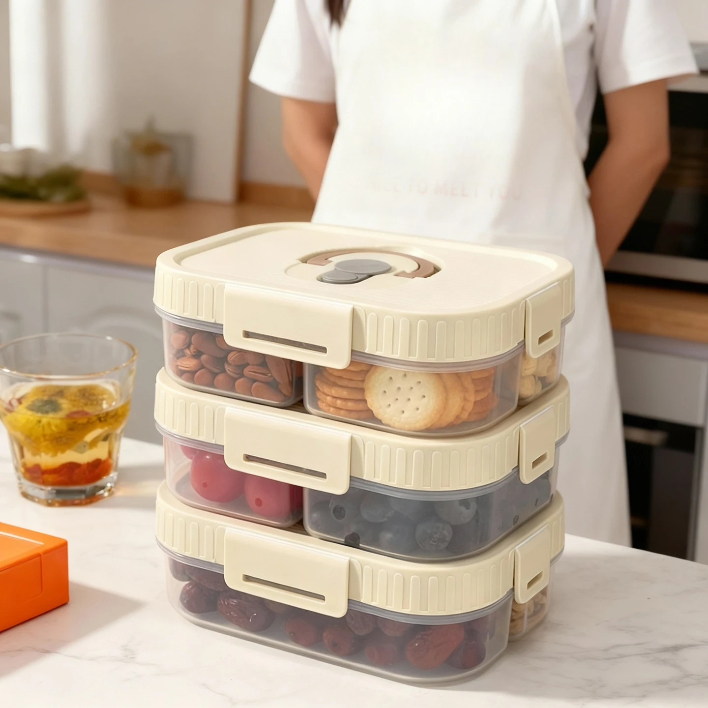 Sealed Divided Snack Storage Box - Image 2