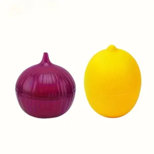 Flip-Top Produce Storage Container - Durable Plastic Flip Top Storage Containers, Freezer Safe, Hand Wash