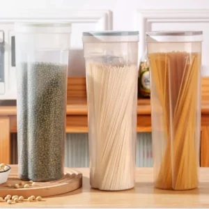 Sealed Pasta Storage Container with Locking Lid