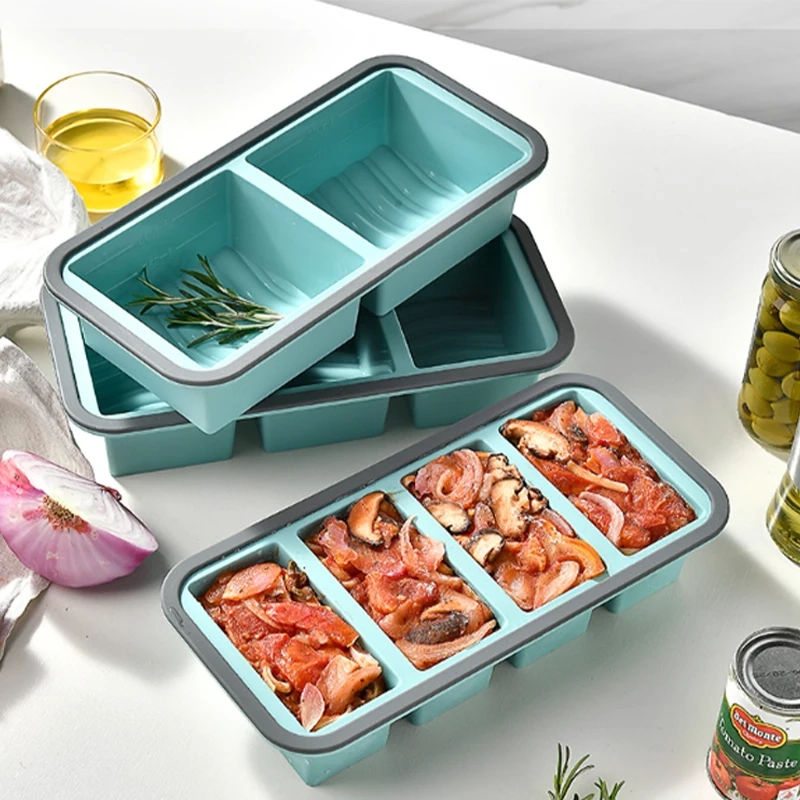 Silicone Freezer Tray with Lid - Image 2