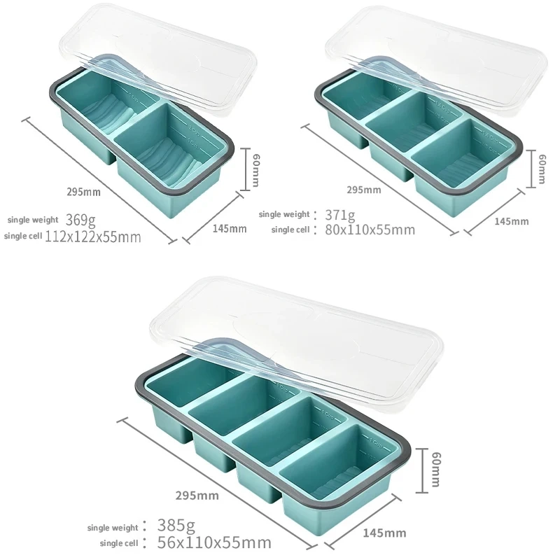 Silicone Freezer Tray with Lid - Image 6
