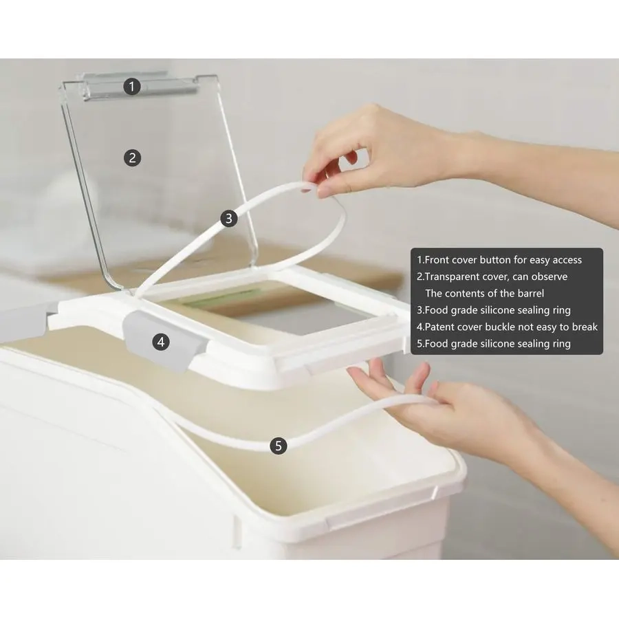 Airtight Flour Storage Container Set - Image 3