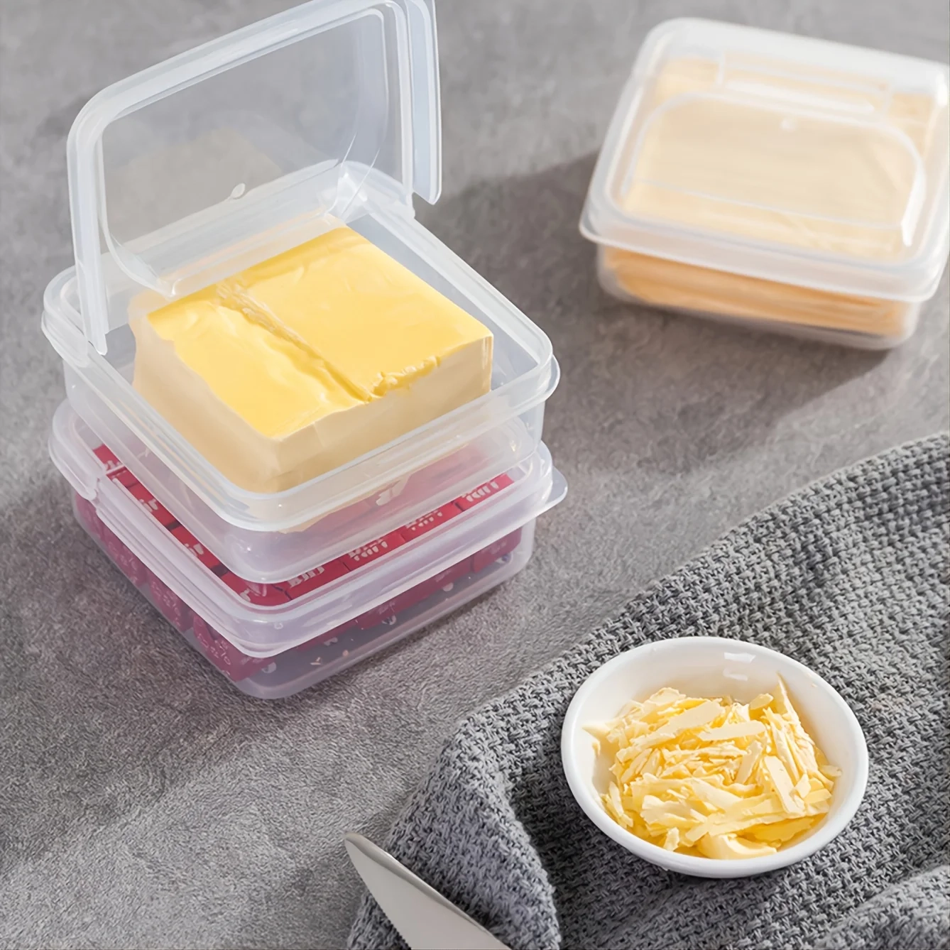 Fridge Cheese and Butter Storage Box - Image 2