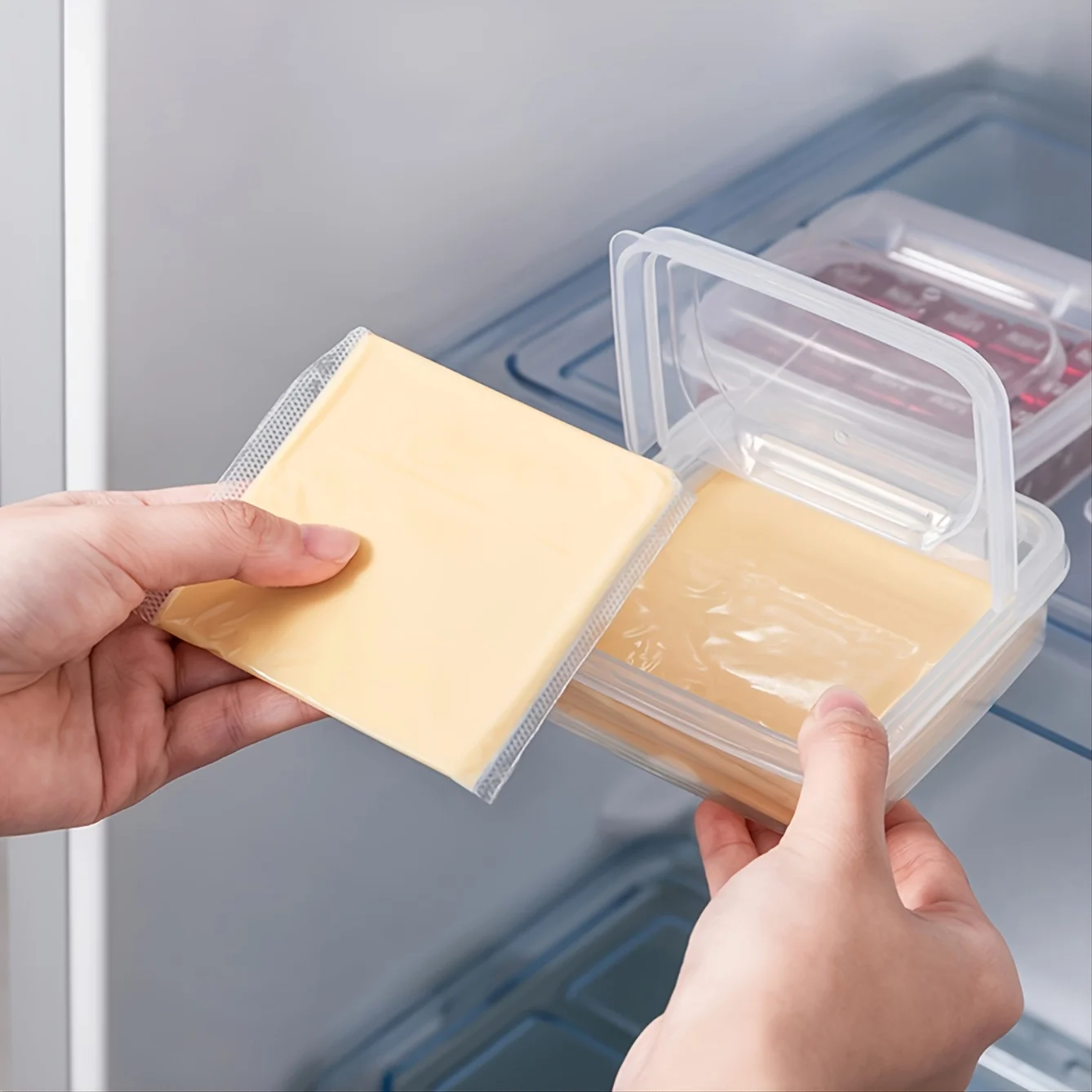Fridge Cheese and Butter Storage Box