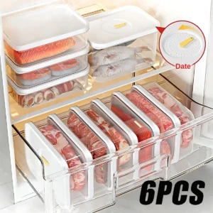 Freezer Food Storage Box with Date Tracker