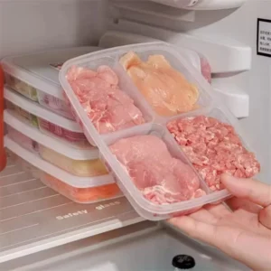 Fridge Divider Storage Box with Lid