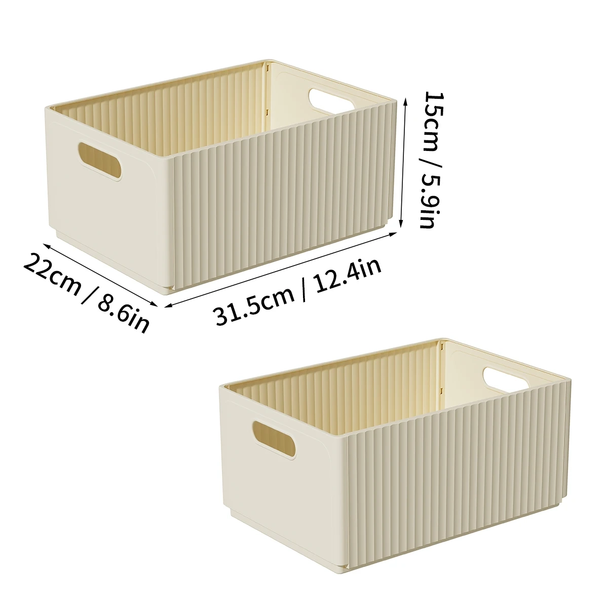 Foldable Pull-Out Fridge Storage Box - Image 13