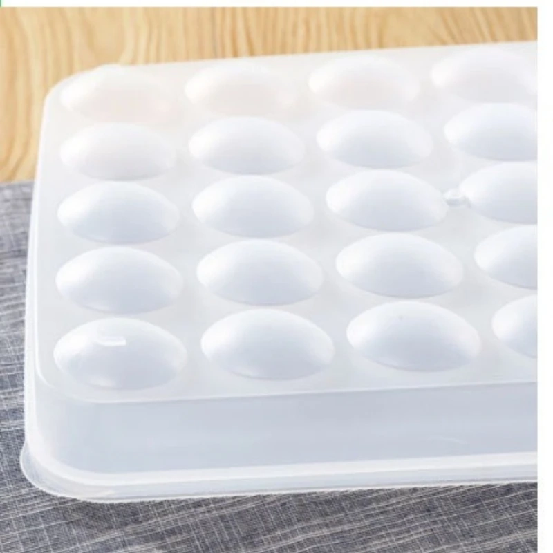 Clear Egg Storage Box with Lid - Image 5