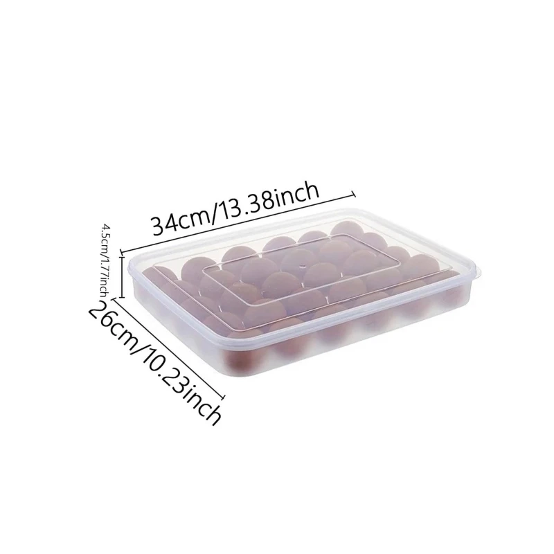 Clear Egg Storage Box with Lid - Image 6
