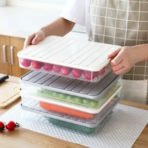 Square Fridge Storage Container with Lid