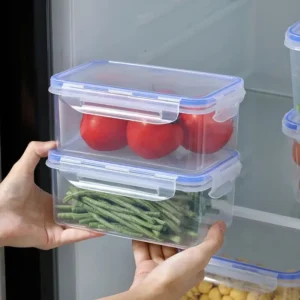 Rectangular Fridge Storage Container with Lid