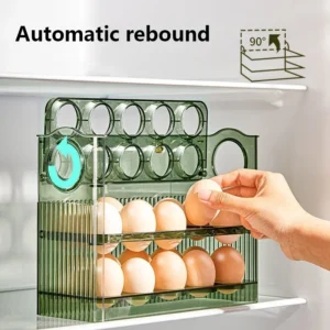 Fridge Egg Storage Organizer Box