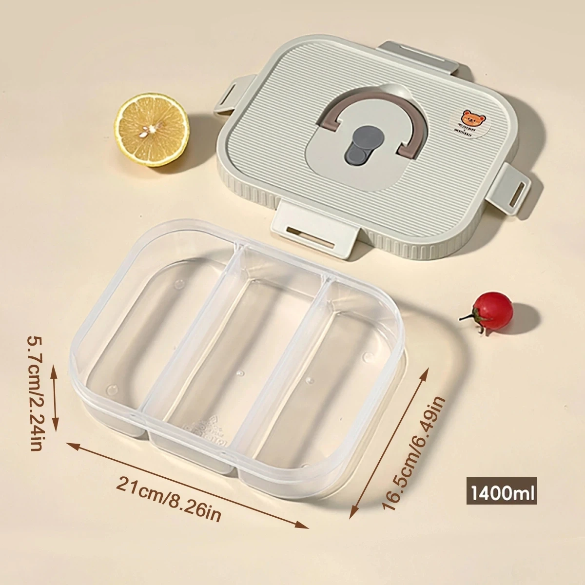 Airtight Divided Snack Storage Box - Image 12