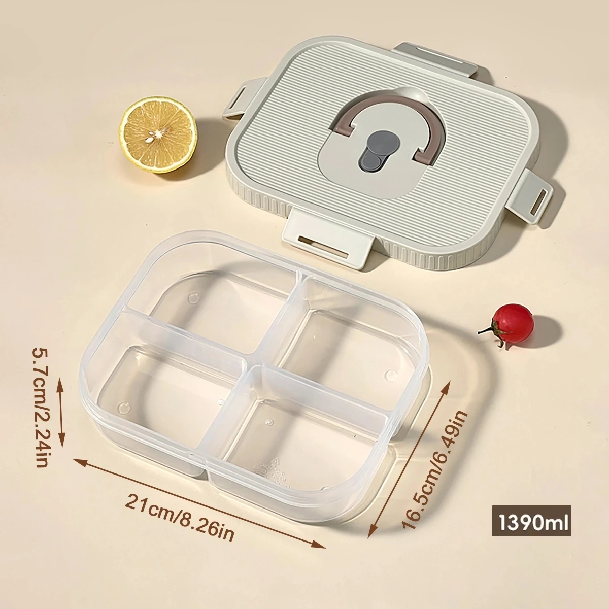 Airtight Divided Snack Storage Box - Image 15