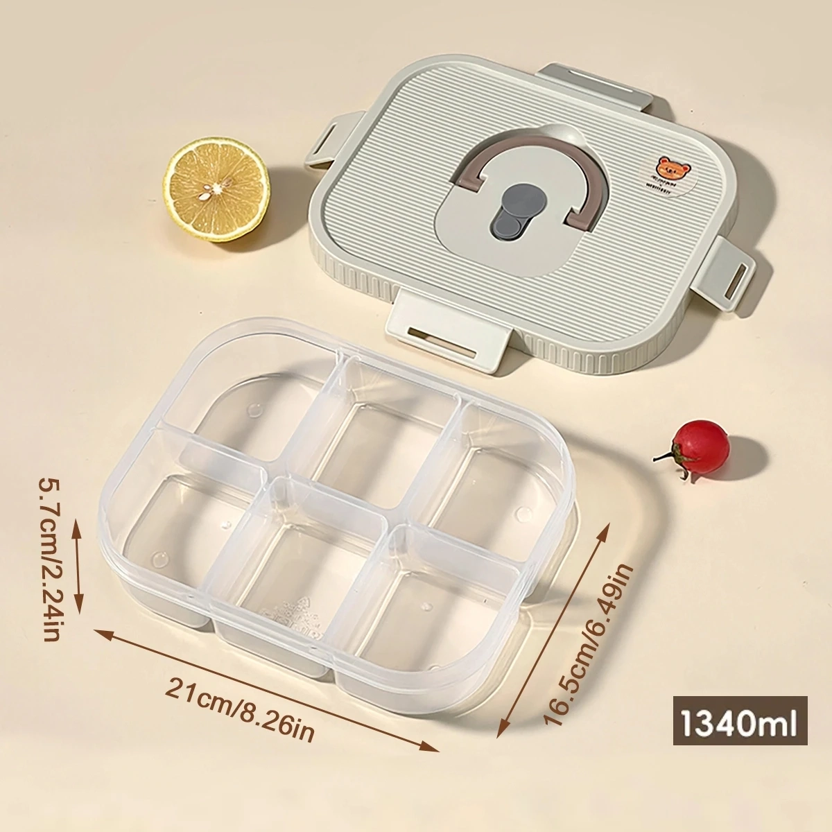 Airtight Divided Snack Storage Box - Image 21