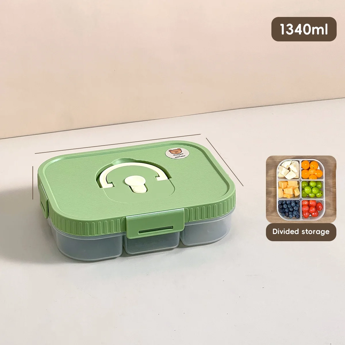 Airtight Divided Snack Storage Box - Image 24