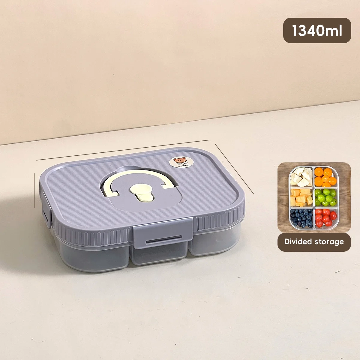 Airtight Divided Snack Storage Box - Image 22