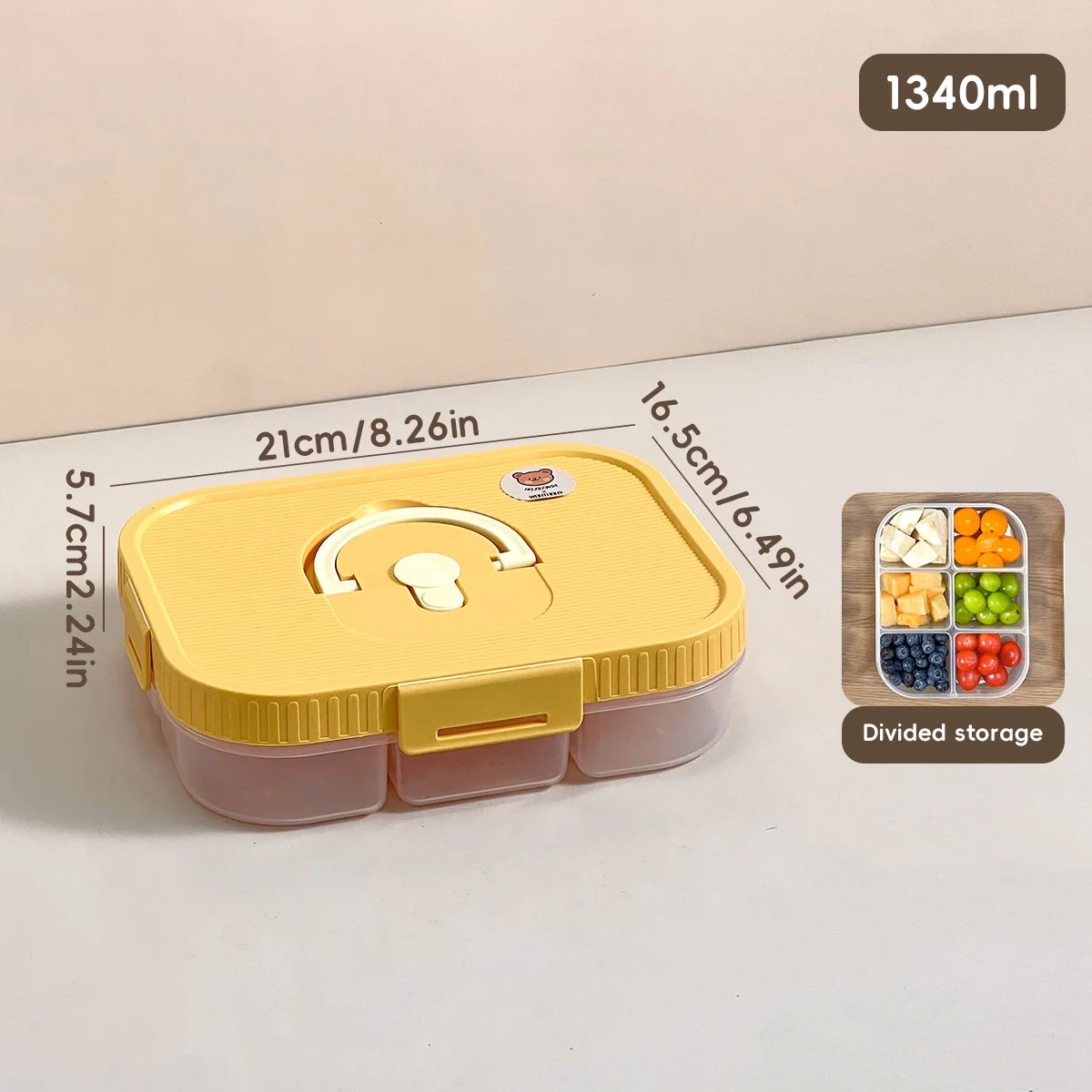 Airtight Divided Snack Storage Box - Image 23