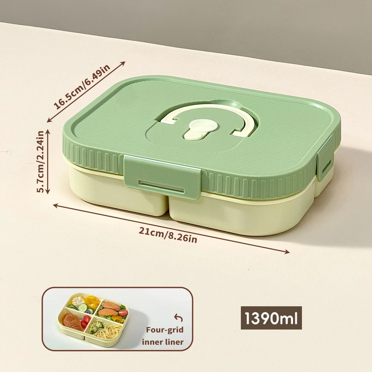 Airtight Divided Snack Storage Box - Image 18