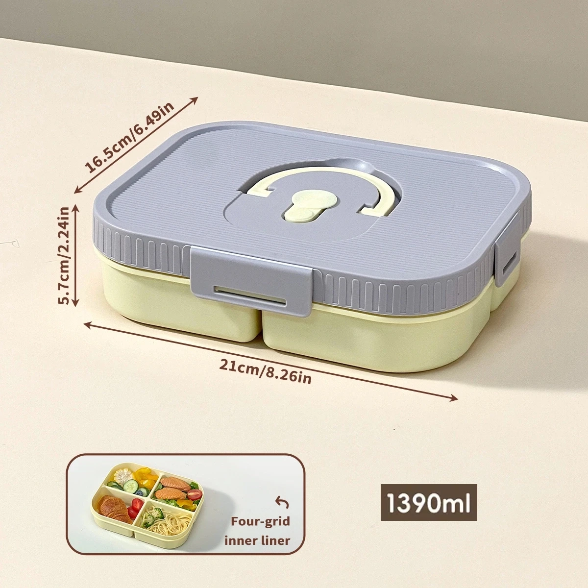 Airtight Divided Snack Storage Box - Image 19