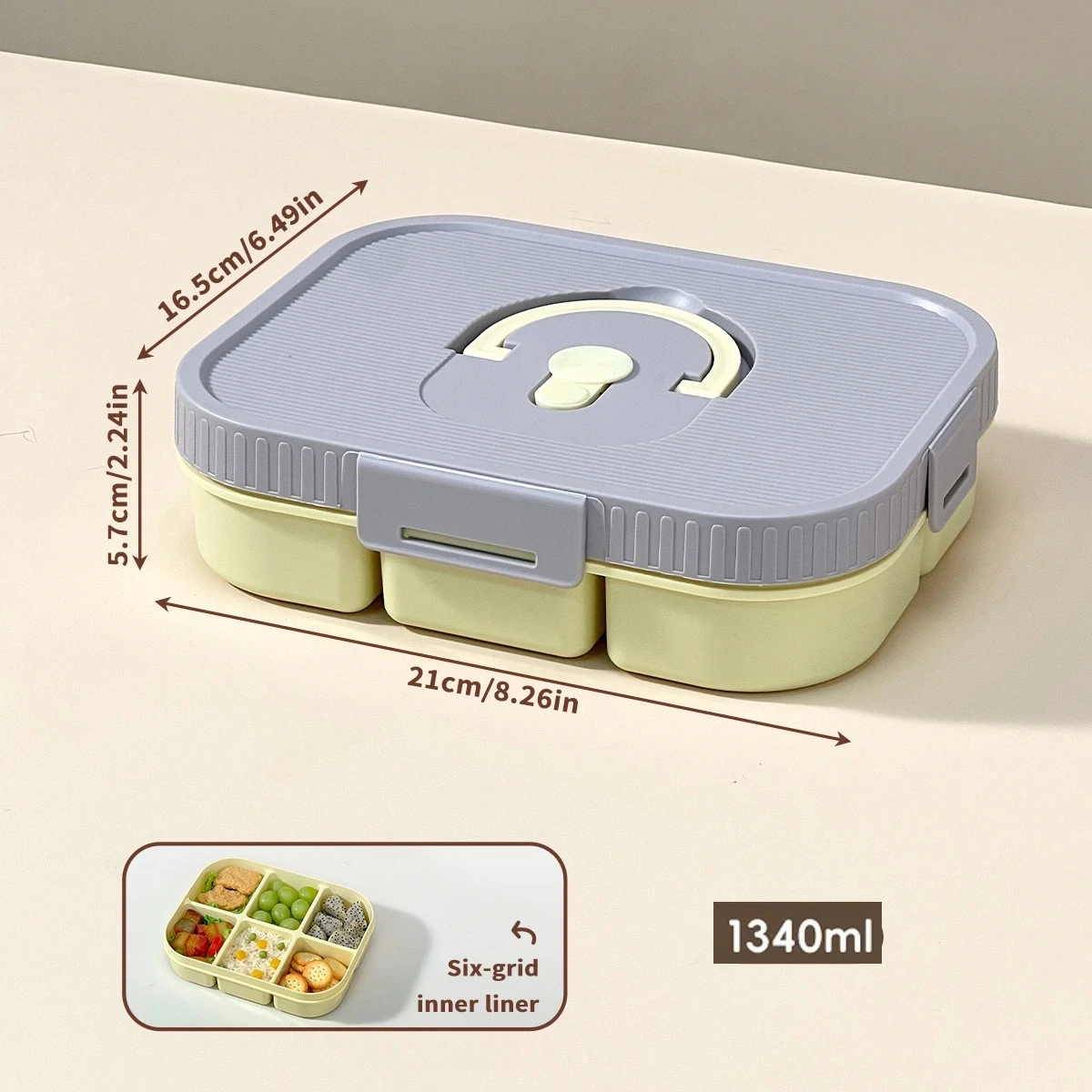 Airtight Divided Snack Storage Box - Image 25