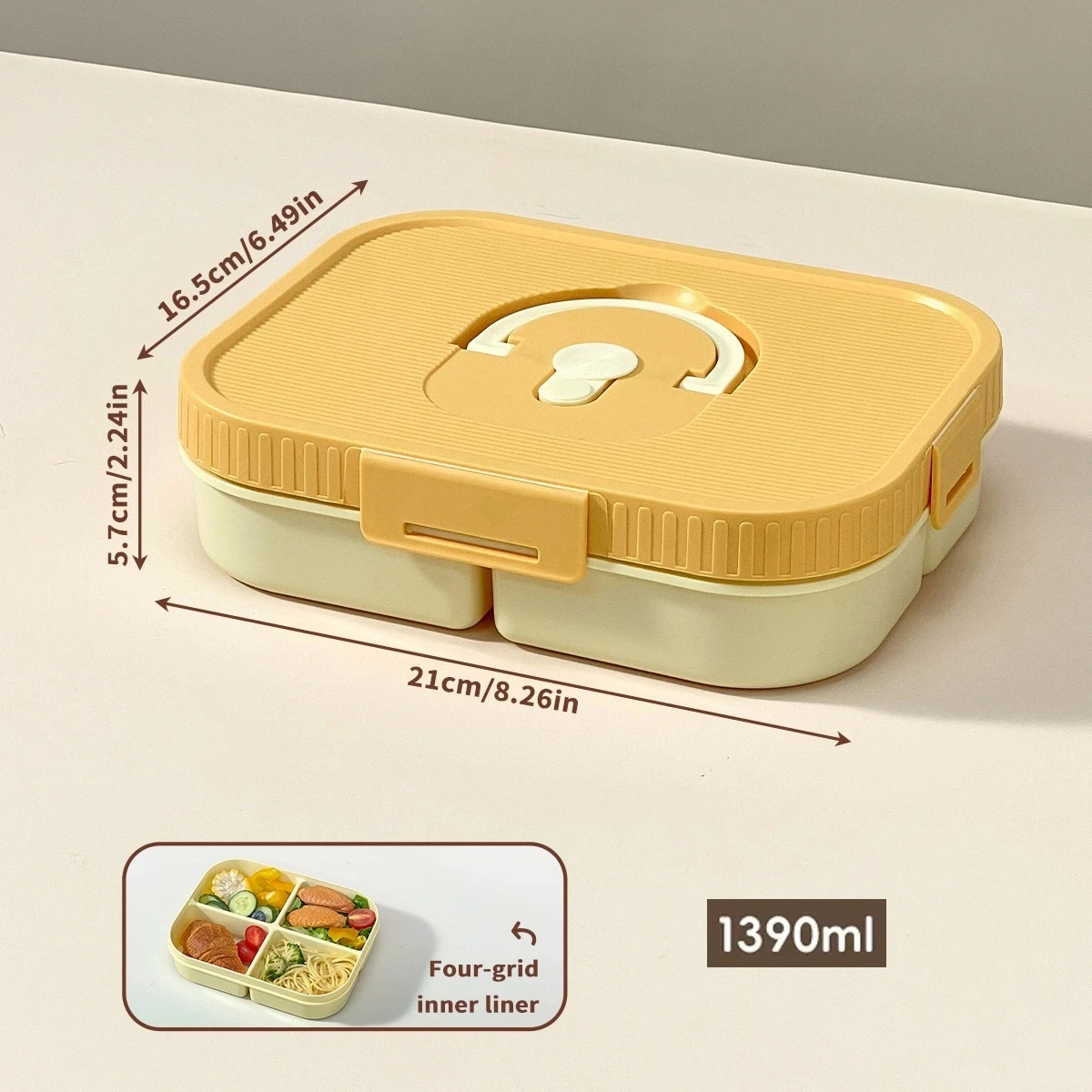 Airtight Divided Snack Storage Box - Image 10