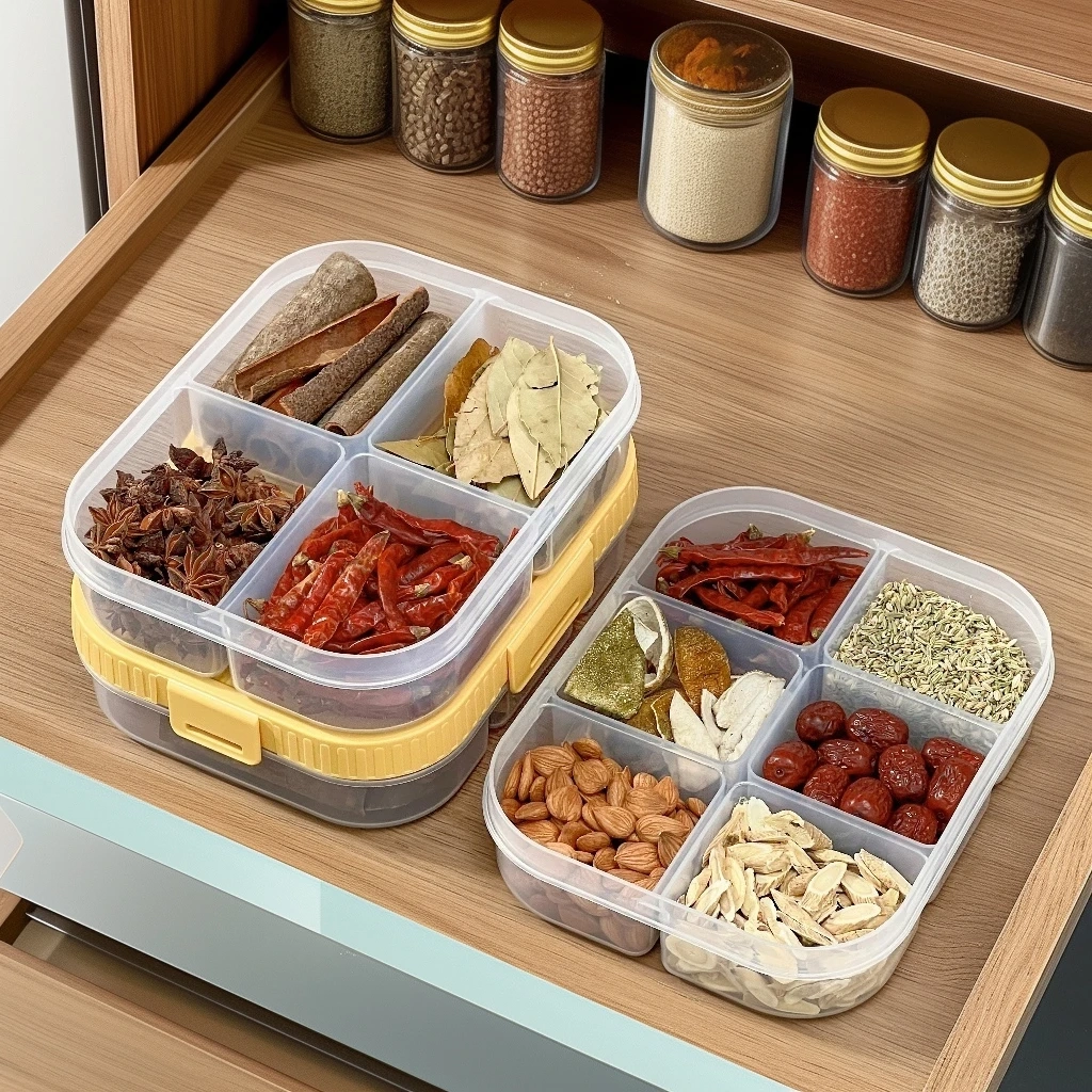 Airtight Divided Snack Storage Box - Image 2