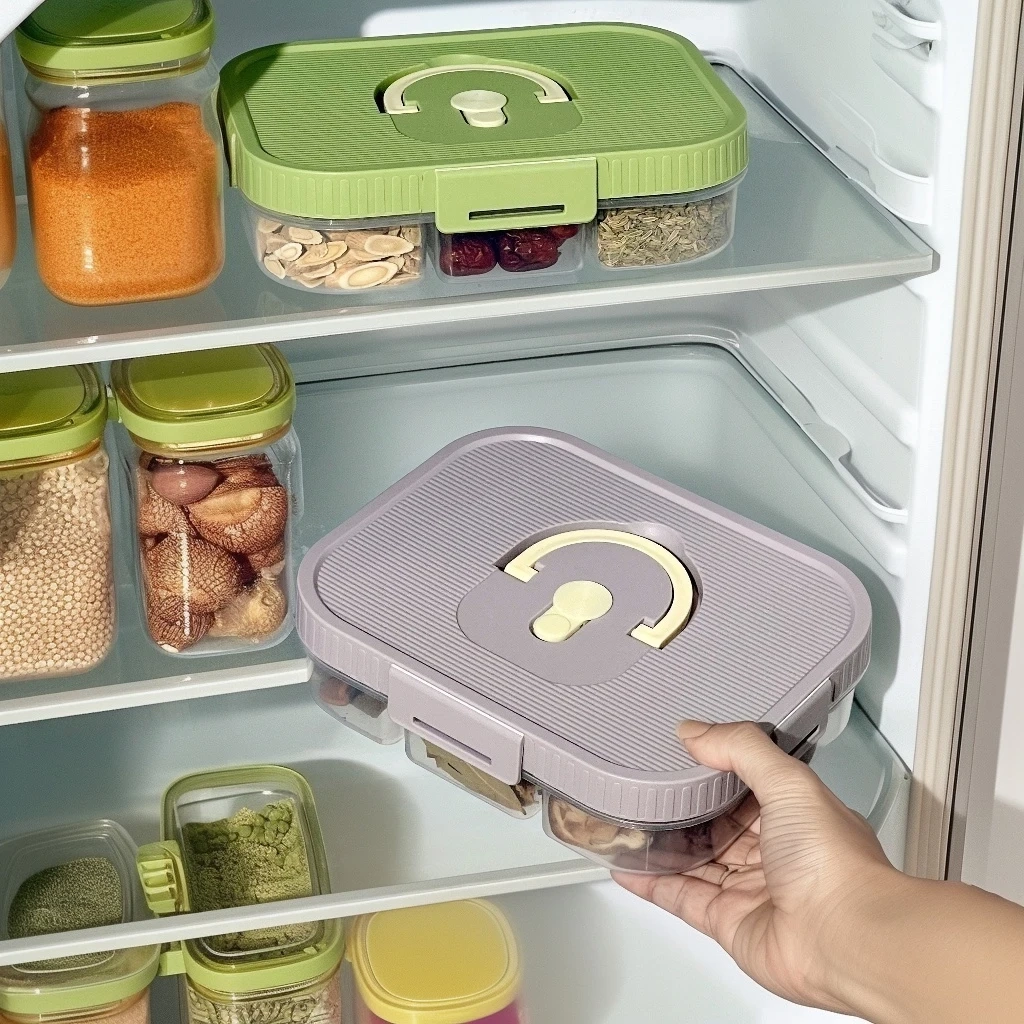 Airtight Divided Snack Storage Box - Image 5