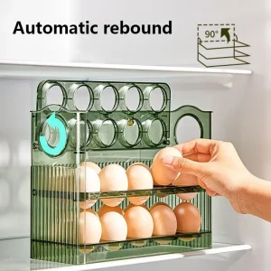 Fridge Egg Storage Organizer Box