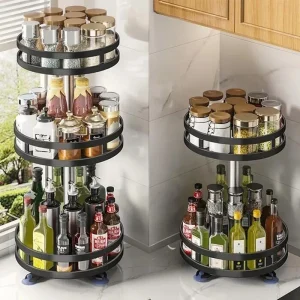 360° Rotating Spice Organizer Rack