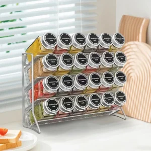 4-Tier Spice Organizer Shelf