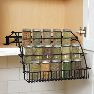 Pull-Out 3-Tier Spice Organizer Rack