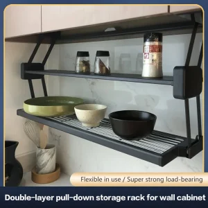 Pull-Down Under Cabinet Storage Rack
