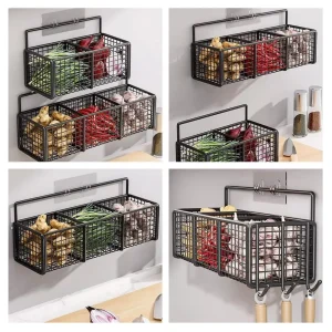 Wall Mounted Kitchen Storage Basket