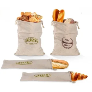 Reusable Linen Bread Storage Bag