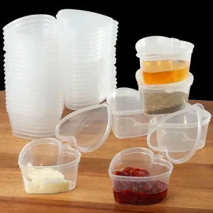 Disposable Sauce Cups with Lids