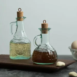 Glass Oil and Condiment Dispenser Bottle