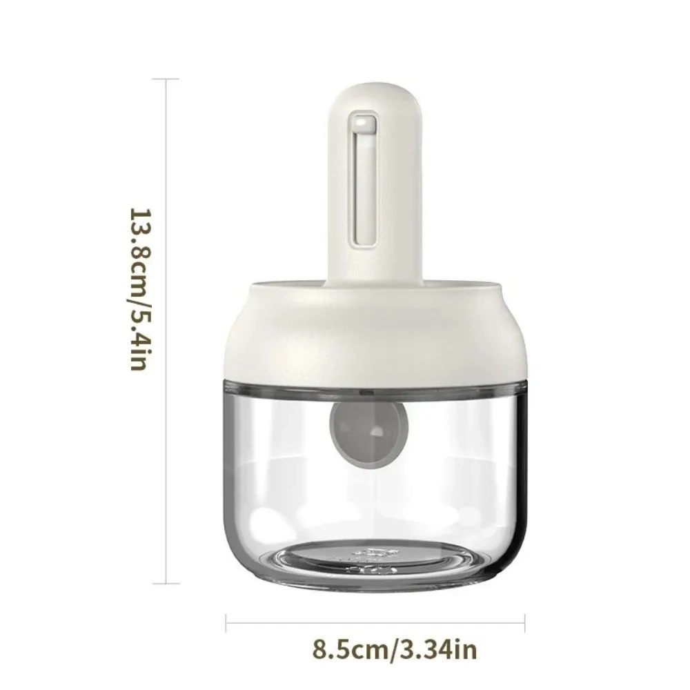 Glass Seasoning Jar with Telescopic Spoon - Image 6