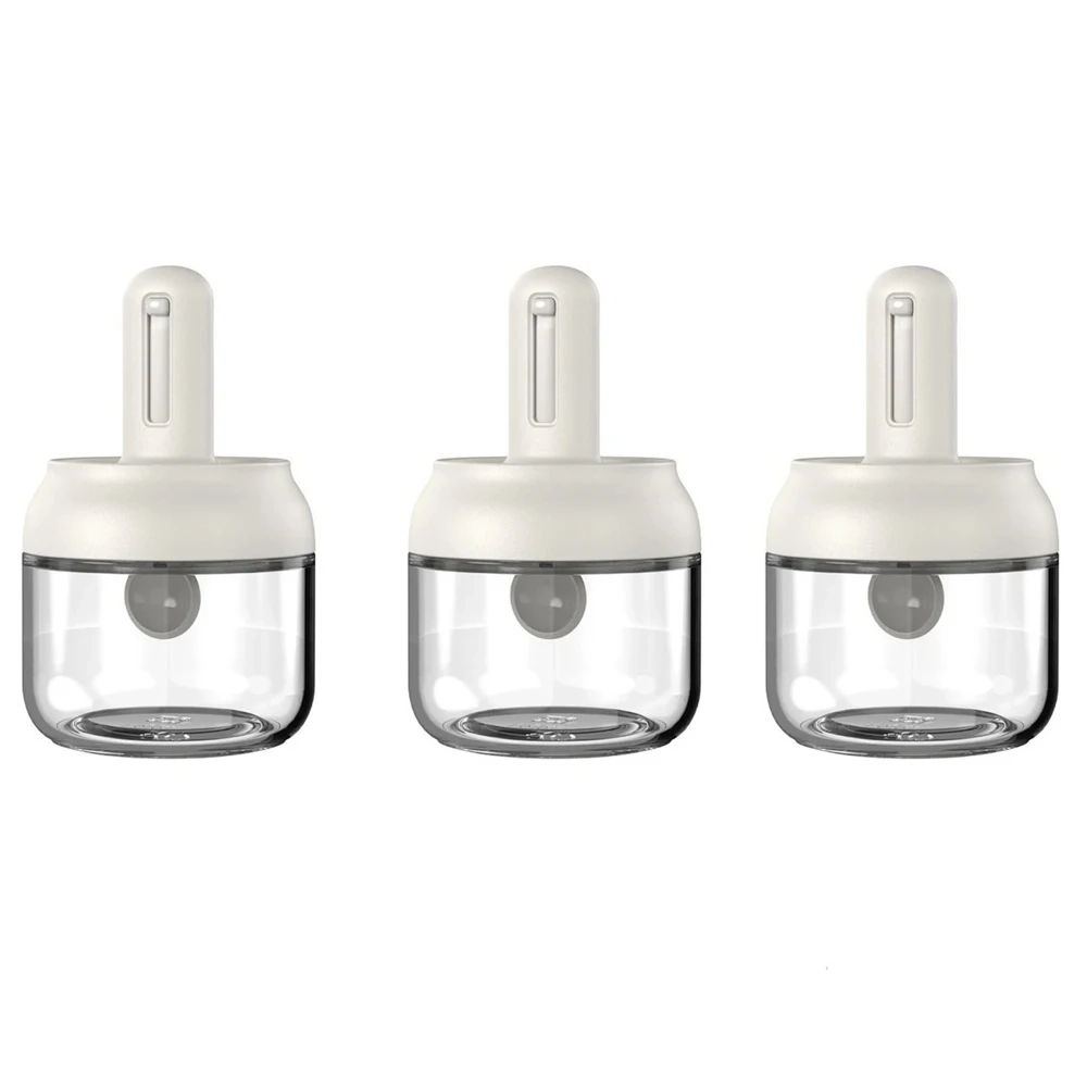 Glass Seasoning Jar with Telescopic Spoon - Image 7