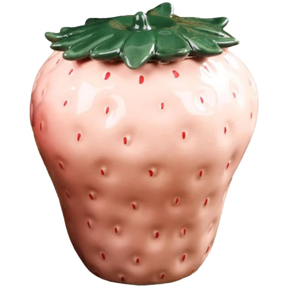 Strawberry Ceramic Storage Jar - Image 8